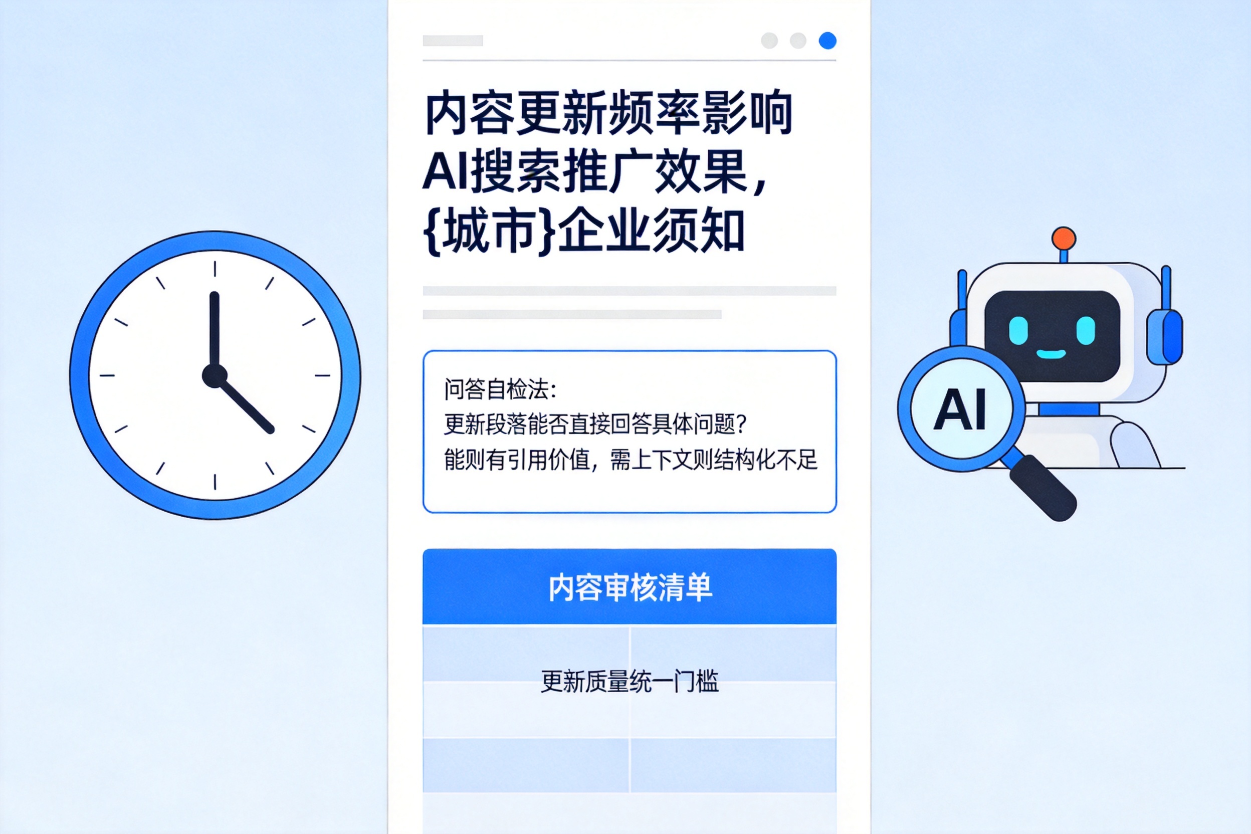 内容更新频率影响AI搜索推广效果，阿坝企业须知